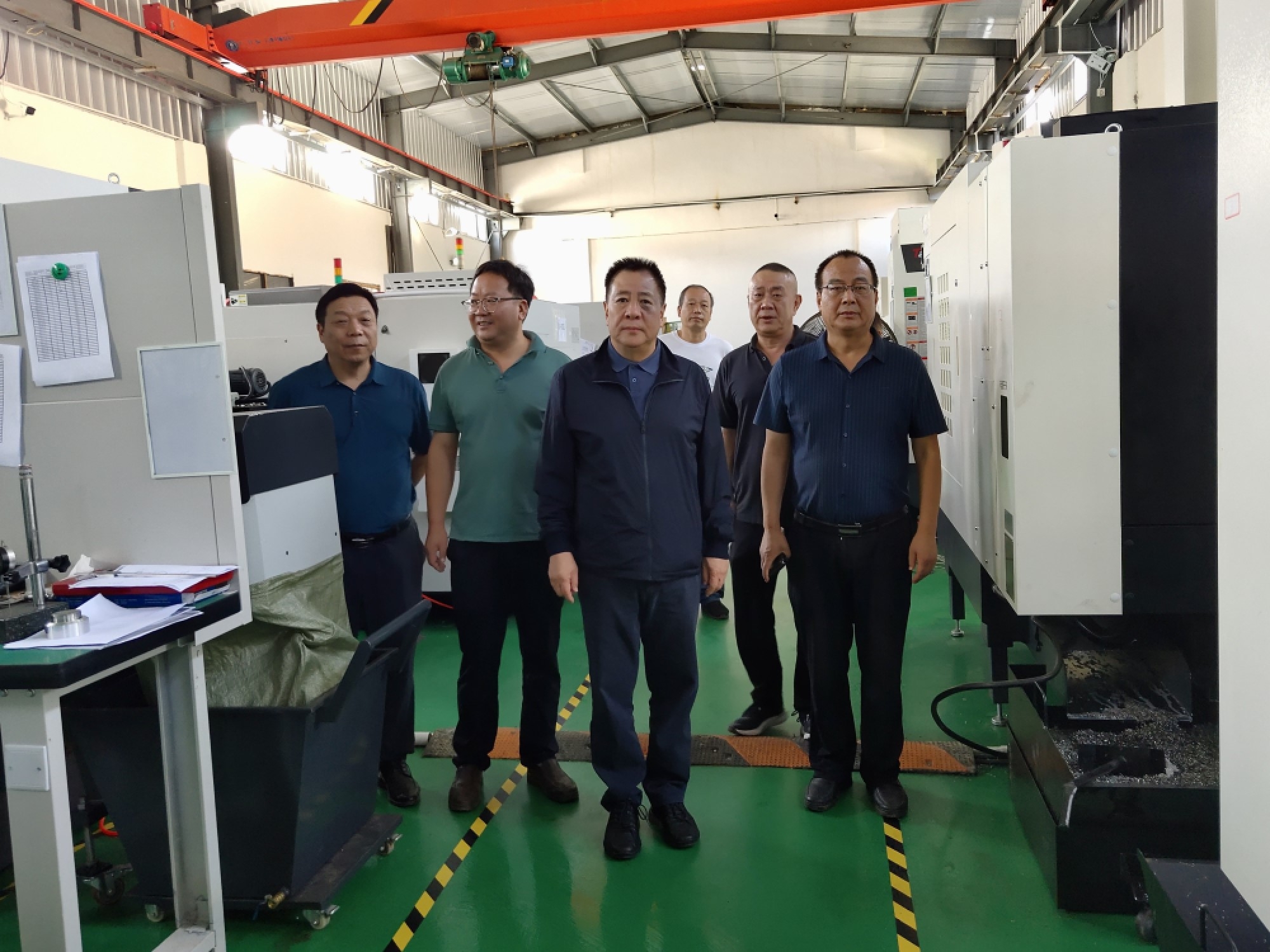 williamhill英国官网集团党委书记、董事长金辉赴陕西长钢新兴科技产业公司调研